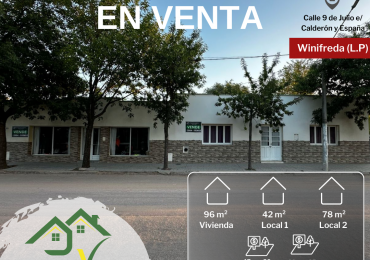 EXCELENTE PROPIEDAD EN WINIFREDA (LA PAMPA)