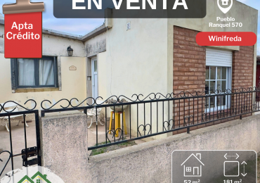 HERMOSA VIVIENDA APTA CREDITO