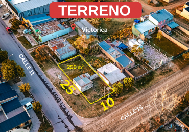EXCELENTE TERRENO EN VICTORICA, CENTRICO